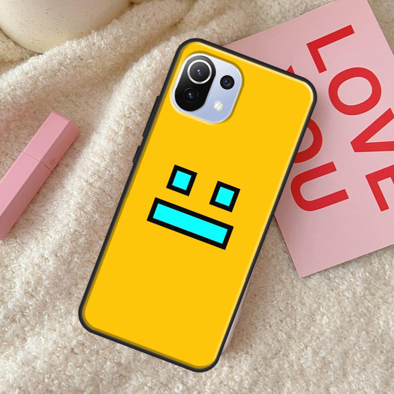 Geometrie Dash Für POCO F3 F1 M3 M4 X3 Pro GT X4 Pro Telefon Fall Für Xiaomi Mi 11 Lite 12 11T Pro Abdeckung