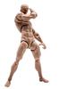 Scale Male Action Super Flexible and Strong Muscle Miniature Figure Body Doll with Interchangeable Hands and Accessory Collection 1/12 Figure, 6-inch