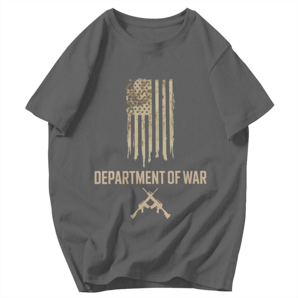 Men T Shirt Department Of War Retro Cotton Y2K Graphic Tees Unisex Clothing T Shirts