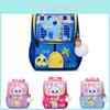 Modern Trendy Kids Backpack With Cartoon Print Spacious School Bag For Boys And Girls
