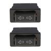 2X 2 Rows Electric Switch Red Led Light