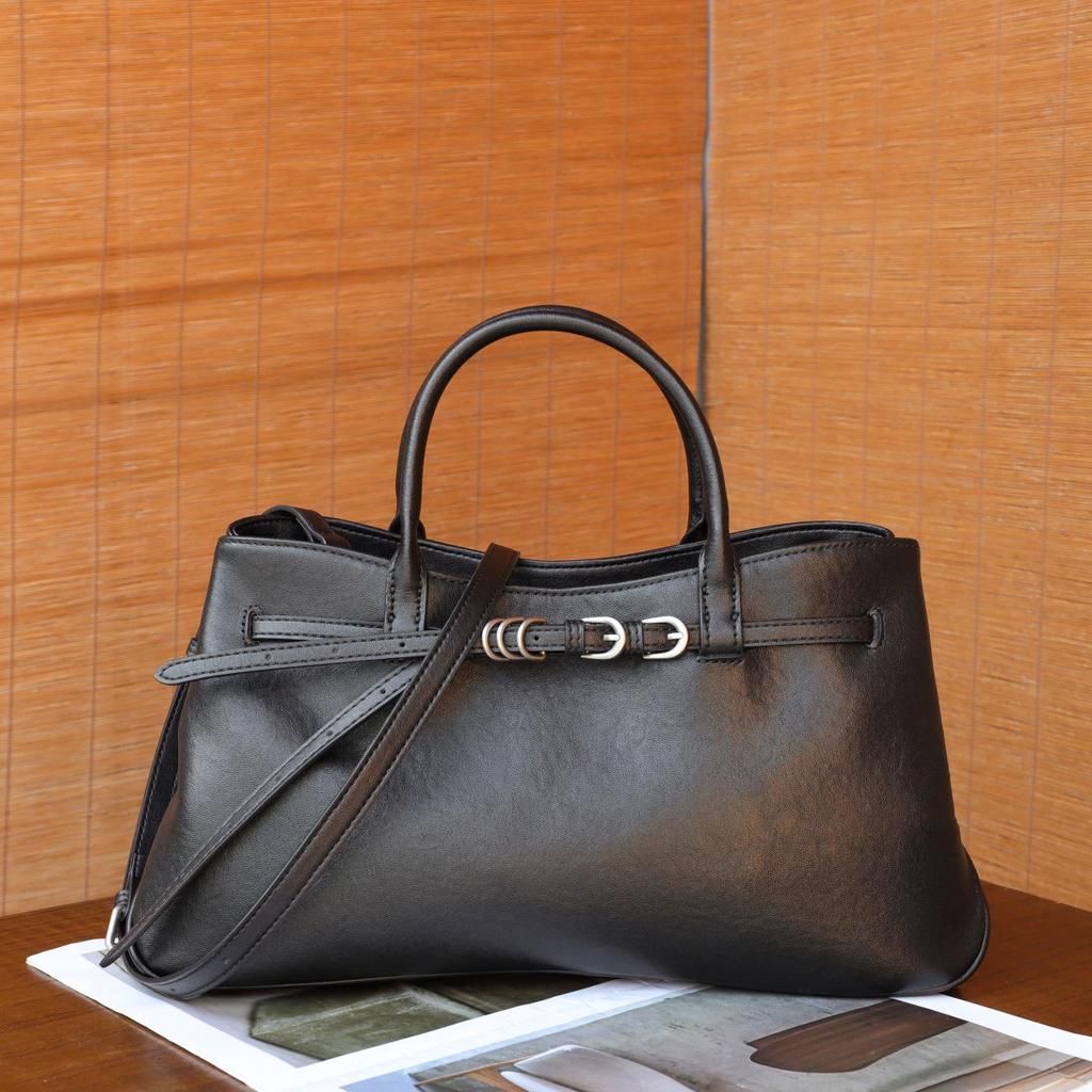 Wszechstronna Duża Pojemność Prawdziwa Skóra Krowia Torba na Ramię i Listonoszka dla Kobiet 2025