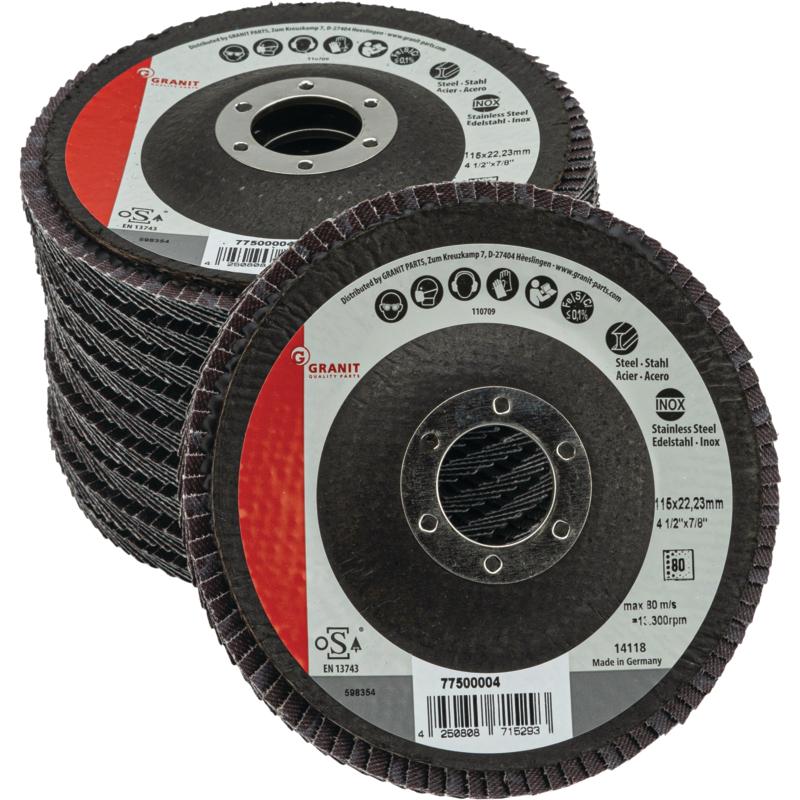 Fan grinding disc Ø 115 K80 GRANITE