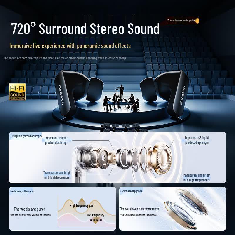 Cheng'ao T17 Wireless ANC Bluetooth Earbuds