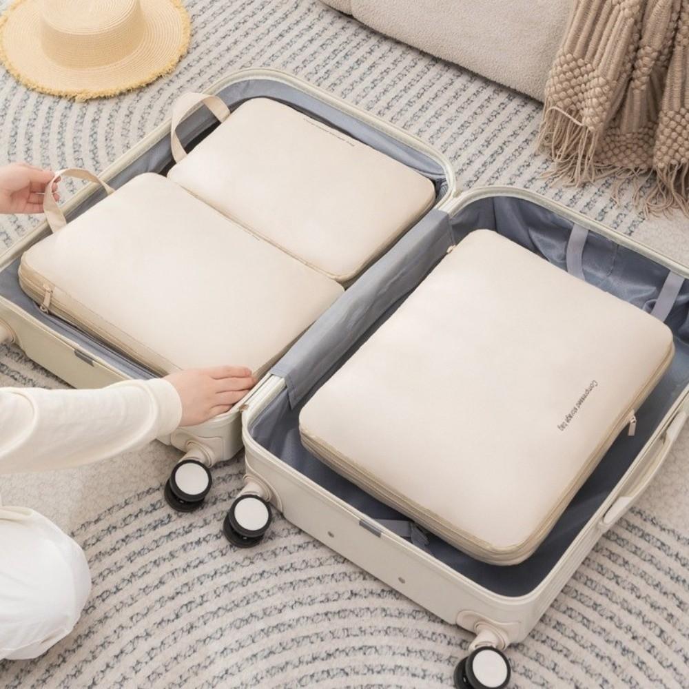 Foldable Clothes Storage Bag Large Capacity Clothes Packing Cube Down Jacket Storage Bag  Suitcase