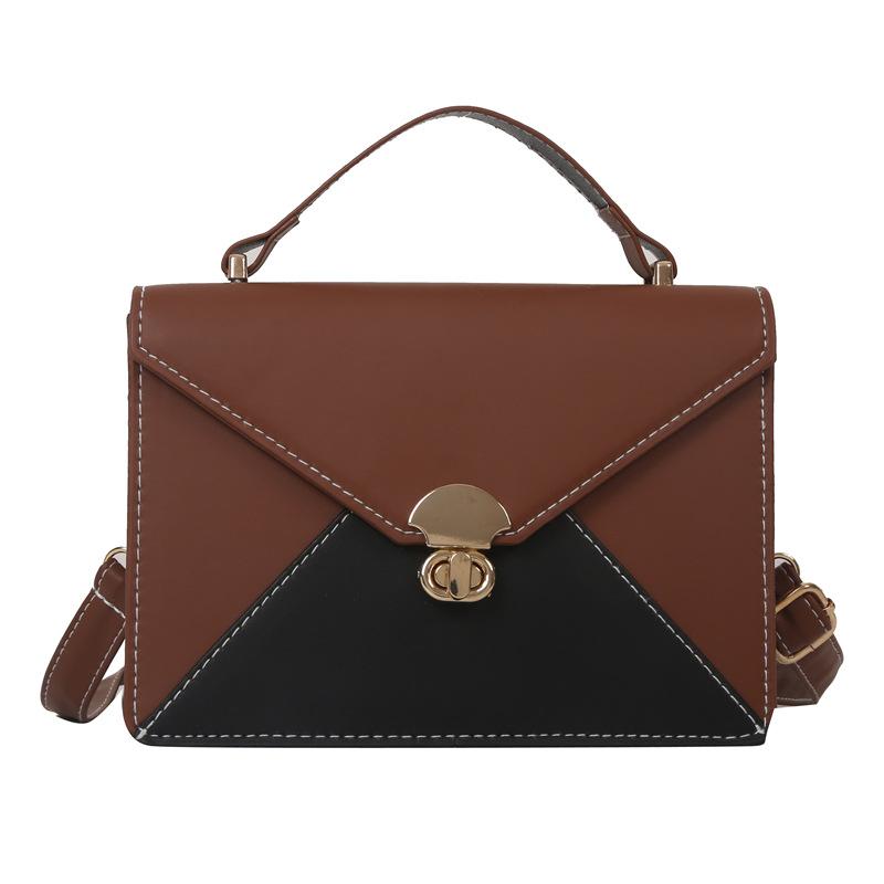 Women'S Bag Contrasting Color Envelope Small Square Bag Niche Handbag Versatile Women'S Bag Shoulder Bag Crossbody Bag