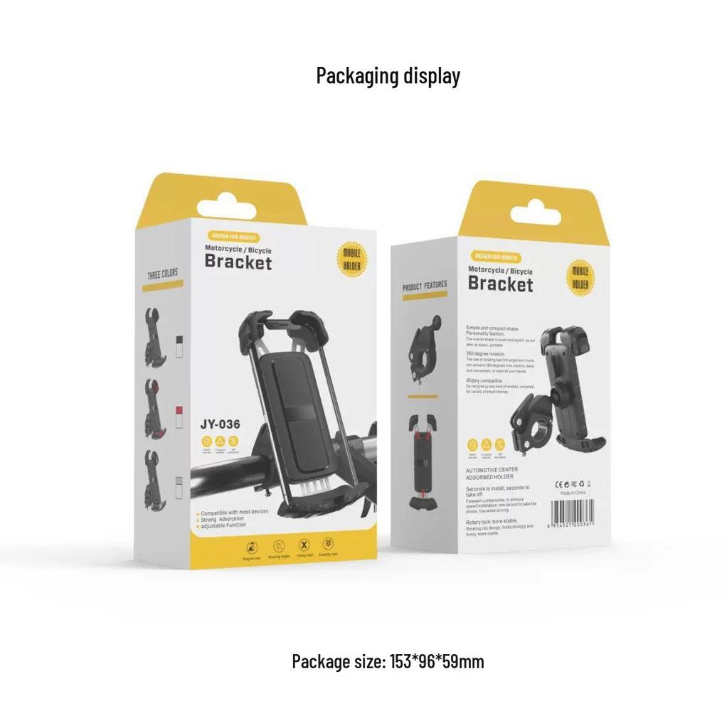 Shockproof Phone Holder for Motorcycles and Bicycles - Stable, Absorbing Design for Electric Scooters and Mountain Bikes