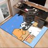Nightly Friends bears Adventure Office Rug Chair Mat, Game Carpet, Suitable for Front Door, Bedroom, Living Room, Desk, Holiday Gift