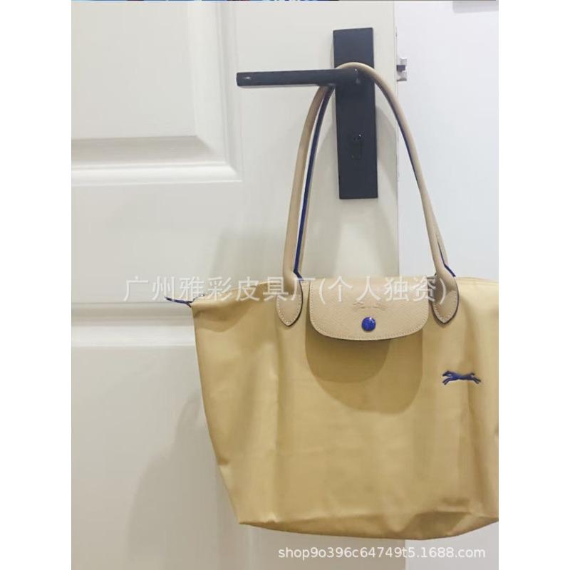 High Quality Dragon Inlaid Bag Week Commemorative Embroidered Dumpling Bag Nylon Handbag Large Capacity Shoulder Tote Bag