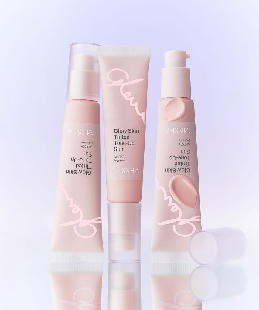 [MISHHA X Hoonian Joint Development] Glow Skin Tinted Tone-Up Sun 30ml X 1 + Glow Skin Balm 20ml X 1 (+ Modern Shadow Full-size Gift)