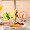 50 Pezzi Spiedini Frutta Pavone Forniture per Feste Stuzzicadenti per Bevande Decorazioni per Drink Stuzzicadenti per Dolci in Legno Ornamenti per Cocktail Banchetto
