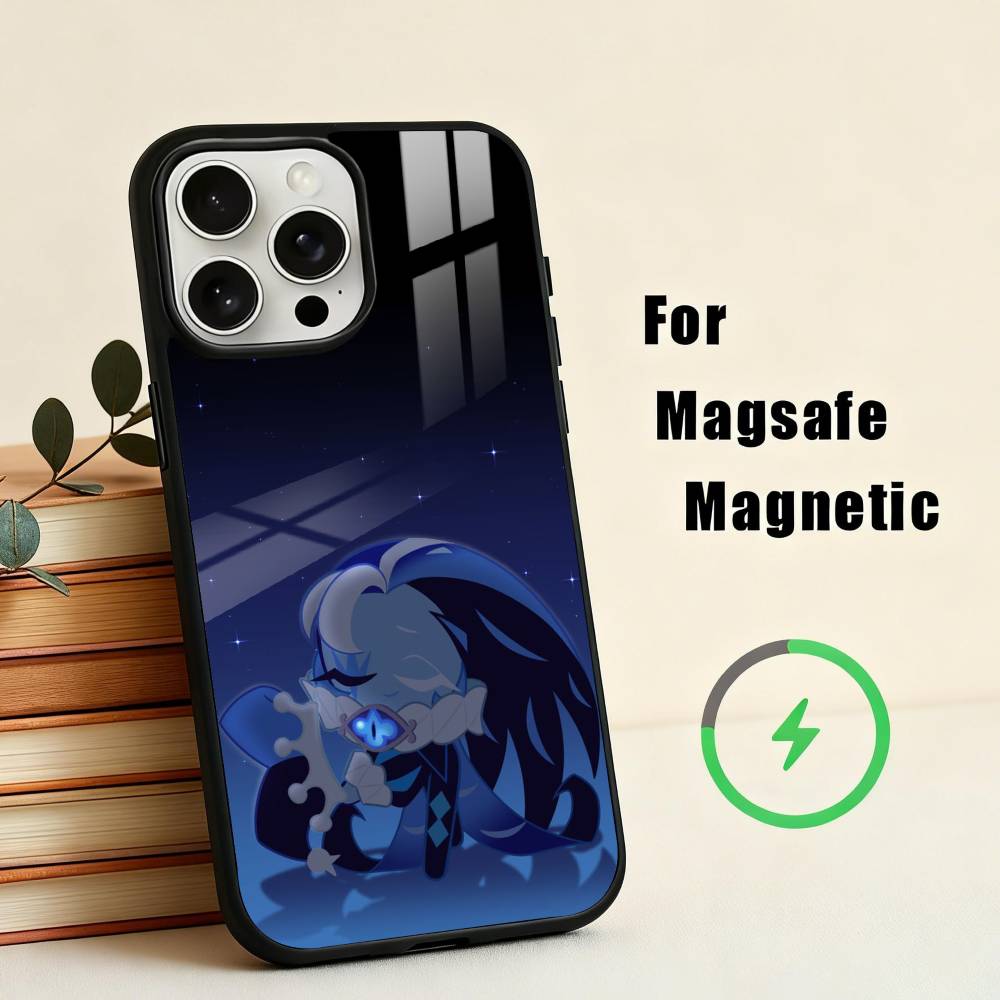 S-Shadow M-Milk C-Cookie R-Run   Phone Case For iPhone 17,16,15,14,13,12,Plus,Pro,Max for Magsafe Magnetic Wireless Charging