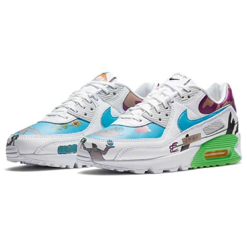 Nike Air Max 90 Flyleather 'Ruohan Wang' Sneakers Casual Shoes CZ3992-900