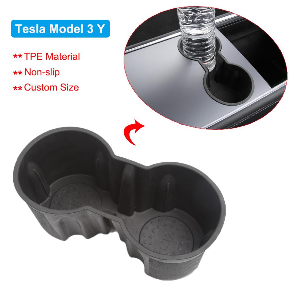 For Tesla Model Y 2025 Center Console Organizer Tray Armrest Hidden Drawer Under Seat Storage Box Cup Holder Insert Accessories