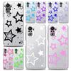 Phone Case For Xiaomi Redmi Note 13 12 5G 9S 9 8 10 11 Pro Plus 4G 9T 13C 12C 10C 9C 9A 7 Pro Clear Cover Style Stars Pattern