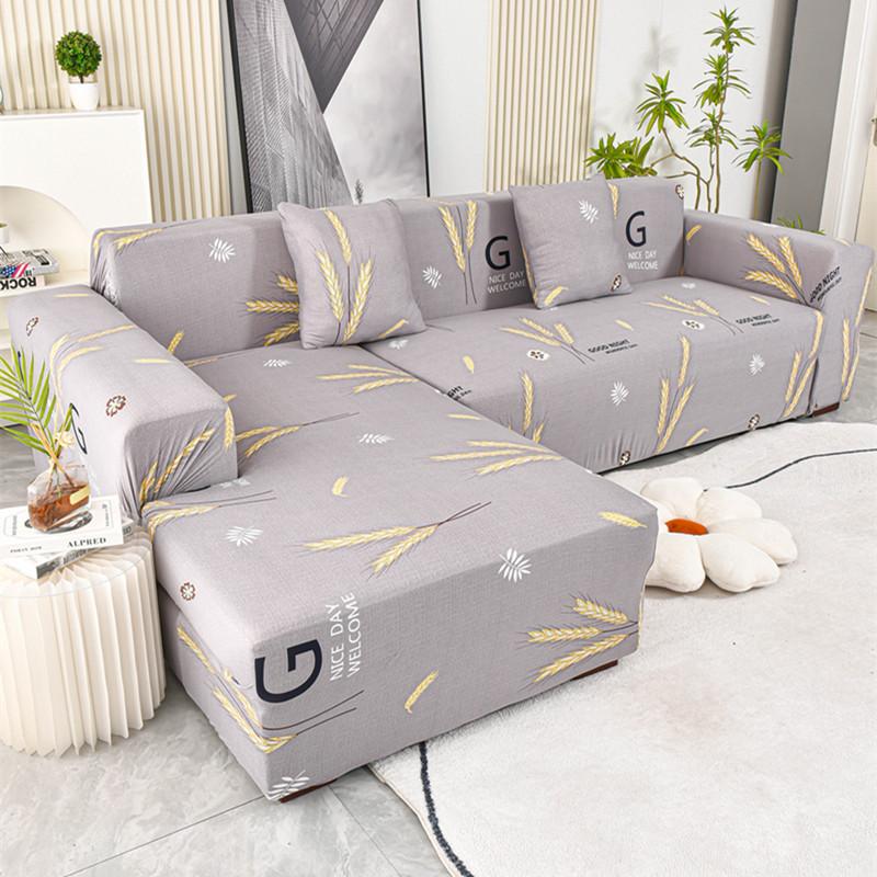 

Эластичный чехол для дивана из молочного шелка, универсальный комплект «все включено», подходит для всех сезонов, мультяшный чехол для дивана «Императрица», для ленивых, для защиты от царапин кошек 90-140cm