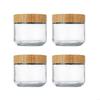 Stackable Glass Canister Set For Dry Foods Spices Grains And Pantry Organization 300ml 480ml