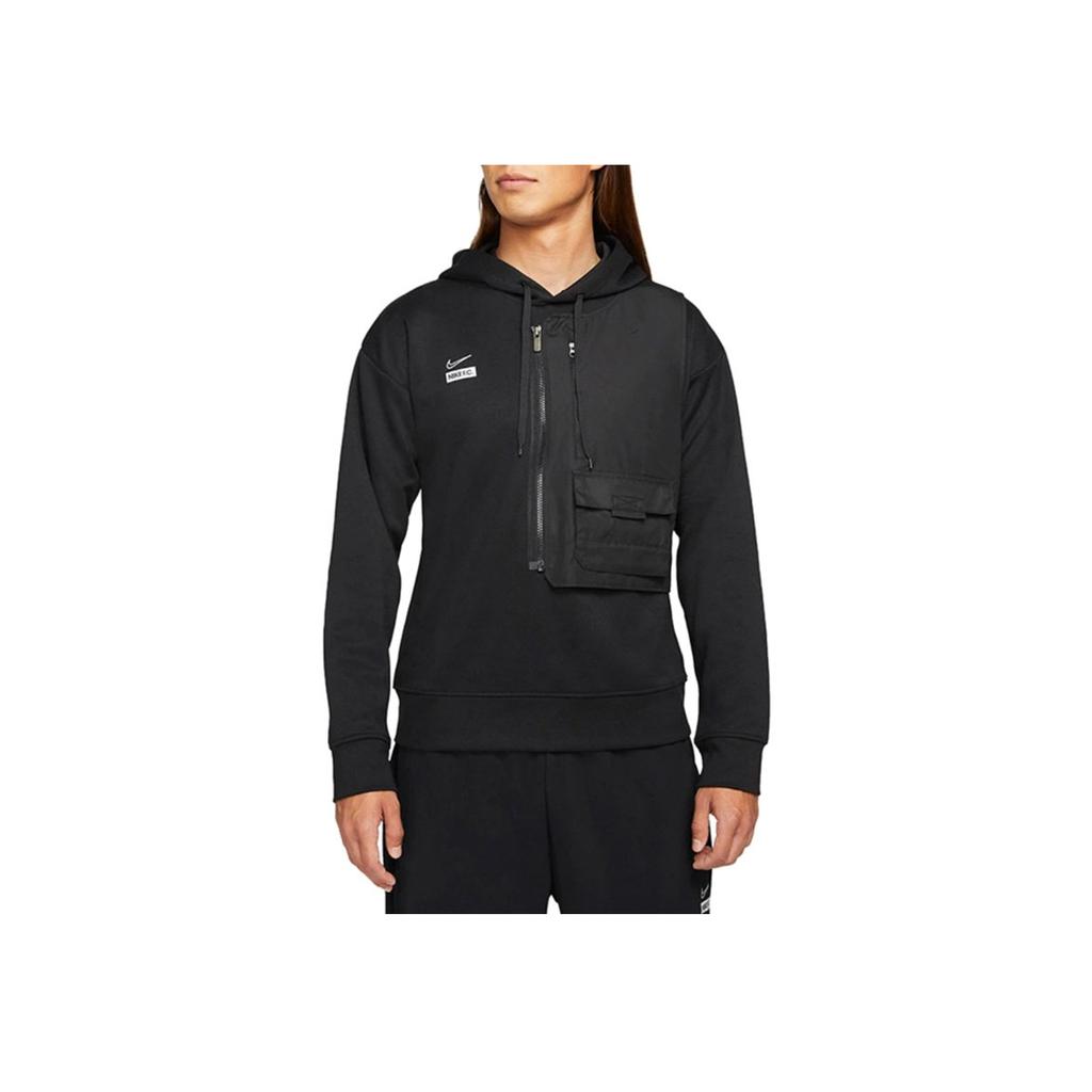 Nike Solid Color Sleeveless Hoodie Design Casual Sportswear Men Hoodie Black DJ0750-010