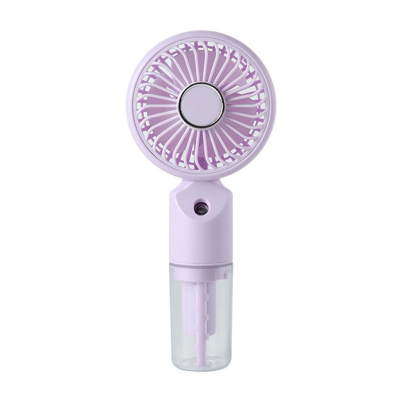 Portable USB Mini Fan with Handheld Spray Humidifier