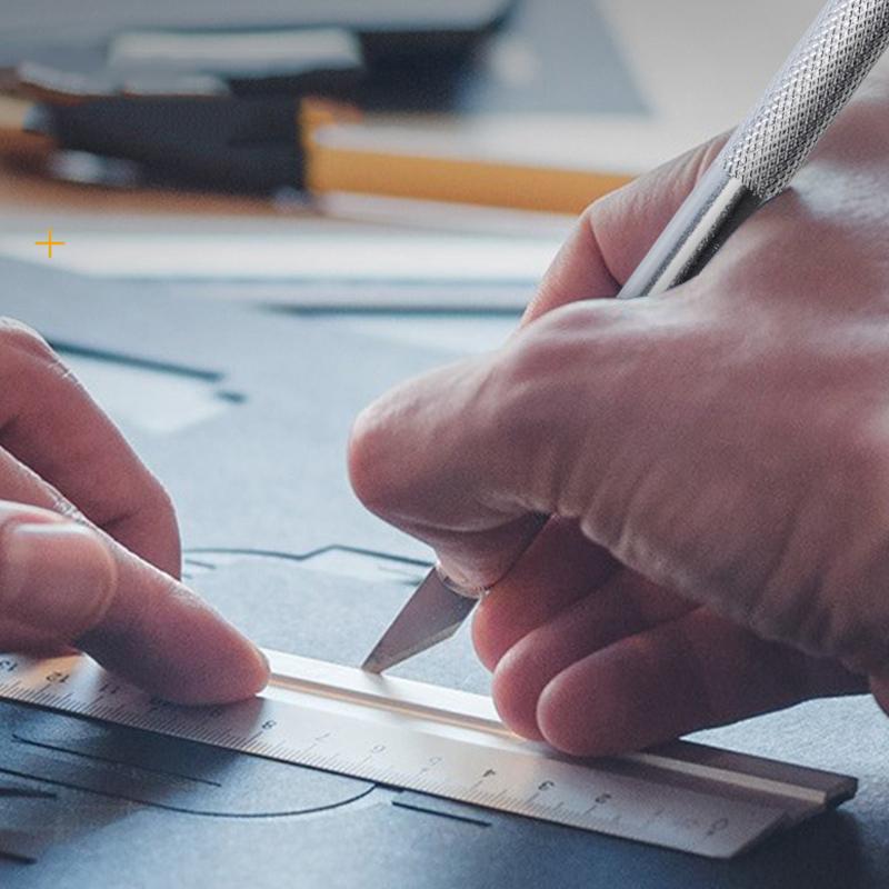 1 ks kovový nůž na pero, řezačka, gravírovací řemeslný nůž s čepelí, modelářství, řezbářství, umělecké kreslení, DIY, opravy, potřeby pro umělce ZYF
