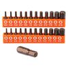 24pcs 25mm Length Hex Bit Set Imperial and Metric Hex Shank Drill Bits Industrial Use