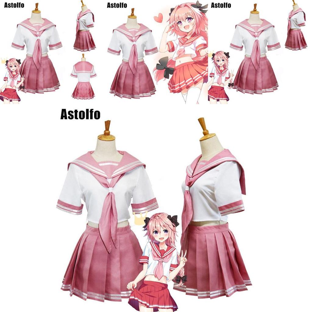 Fate/grand Order Astolfo Cosplay Costume Halloween Outfit Uniform For Women