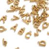 Yori 10pcs/lot Stainless Steel 26 Letters A-Z Mini Ring Letters Diy Handmade Jewelry Making Accessories Wholesale