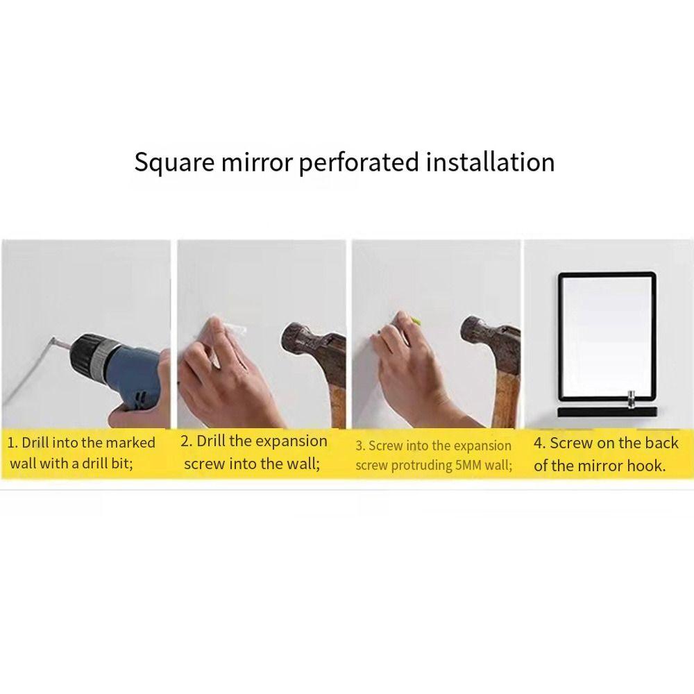 Wall-Mounted Wall Hanging Mirror Rectangle Vanity Mirrors Modern Dressing Mirror  Living Room