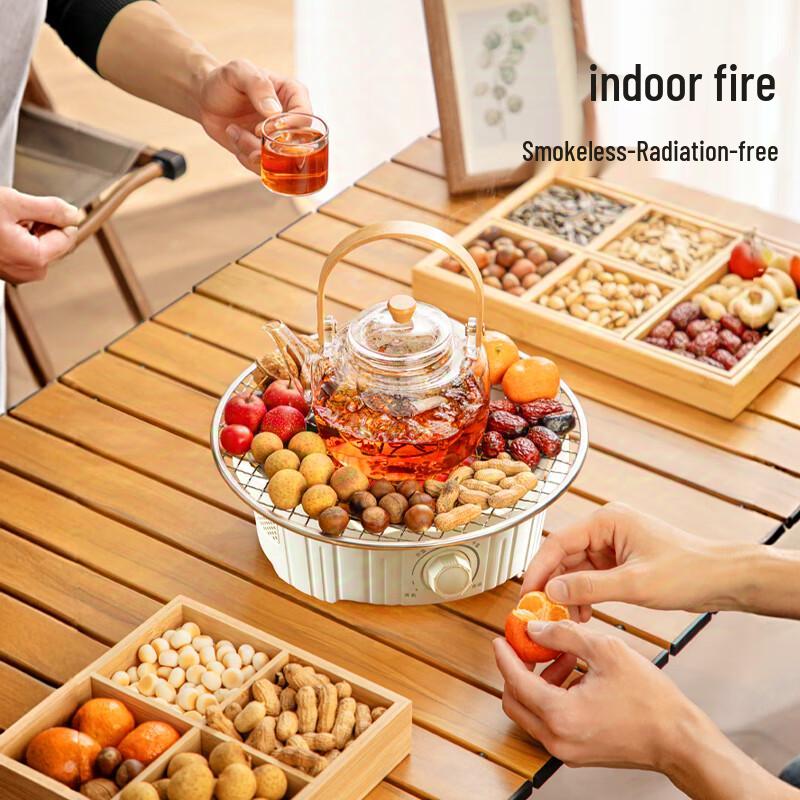 Yi Hu Cha Indoor Electric Ceramic Fireplace Tea Set