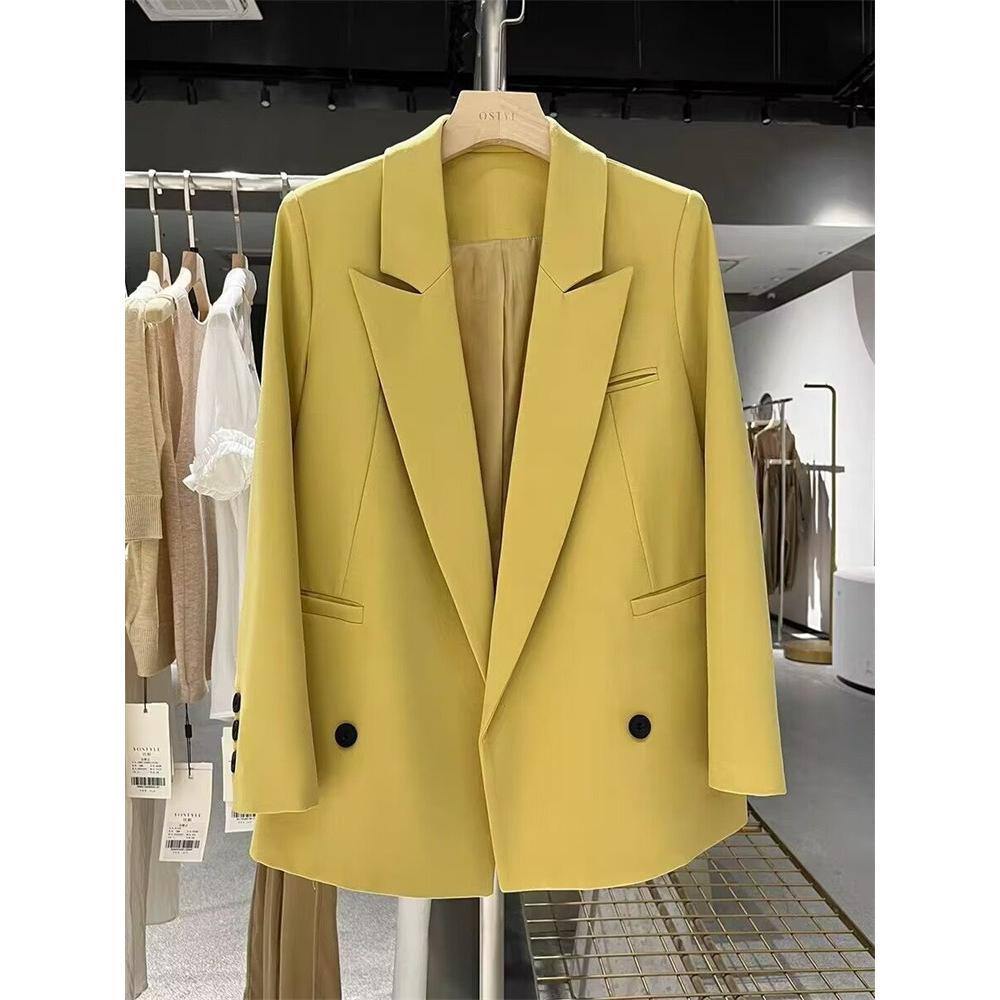 Small Suit Jacket Women's Spring and Autumn Temperament This Year's Popular Tops Women
