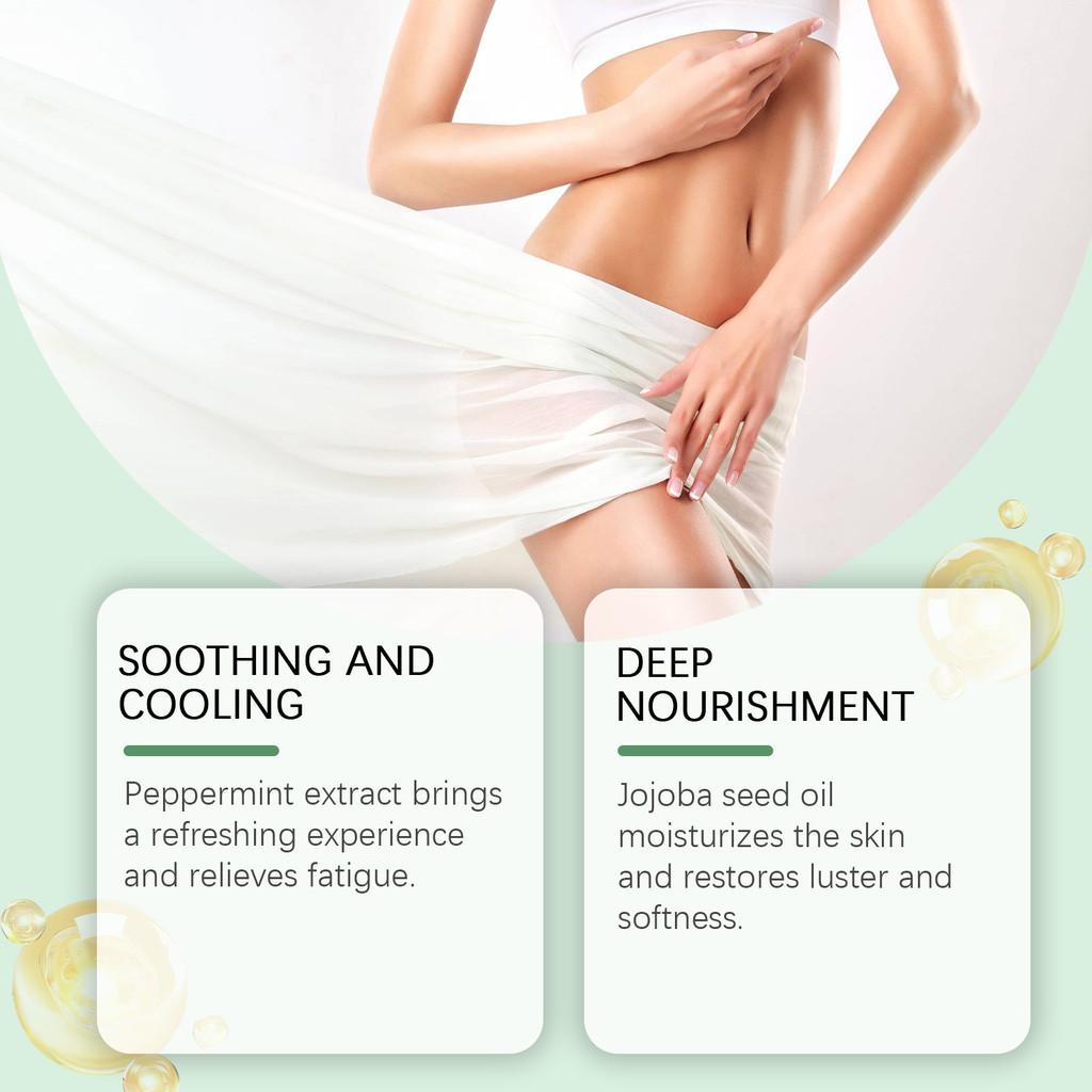 Oceaura Refreshing Mint Body Cream For Gentle Skin Moisturizing And Hydration 100g