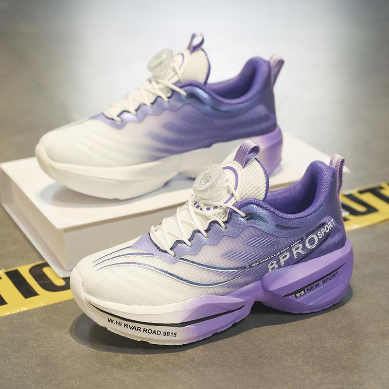 Four Season Kids Sneakers High-quality Ultra Light Anti Slip Button Up Training Shoes Comfort Girls Boys Outdoor Walk Run Shoes