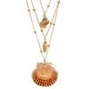 Retro Ocean Style Starfish & Shell Multi-layer Necklace