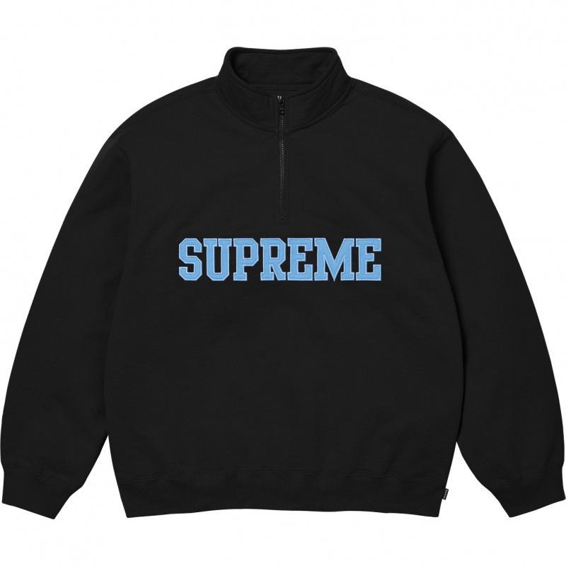 25SS Supreme Trendige Marke Kapuzenpullover mit Fleecefutter und großem Logo
