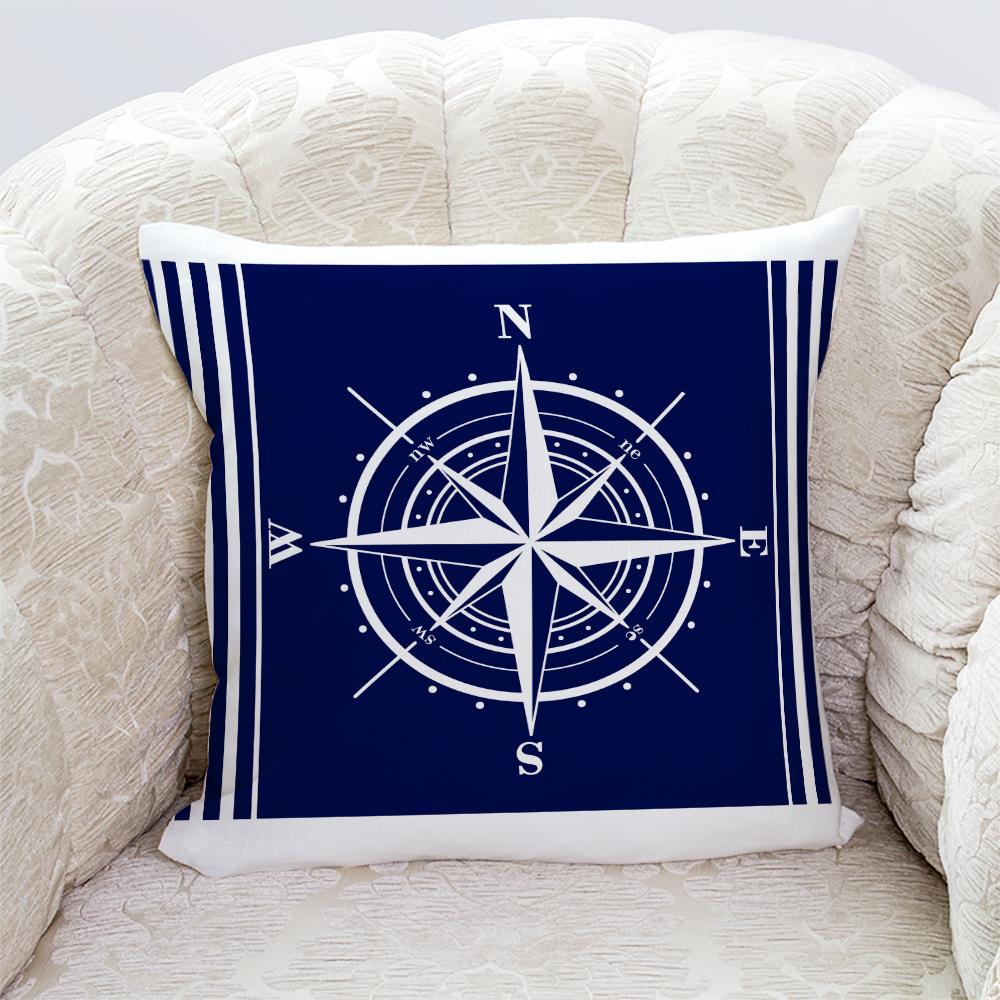 Kissenbezüge mit maritimen Motiven, Sofakissenbezüge fürs Wohnzimmer, Nachttischkissenbezüge fürs Schlafzimmer, Geschenkideen zur Dekoration