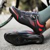 Large Size Wild Mountain Bike Riding Shoes Women's Moped Road Sports Events Cycling High Lock Shoes Men