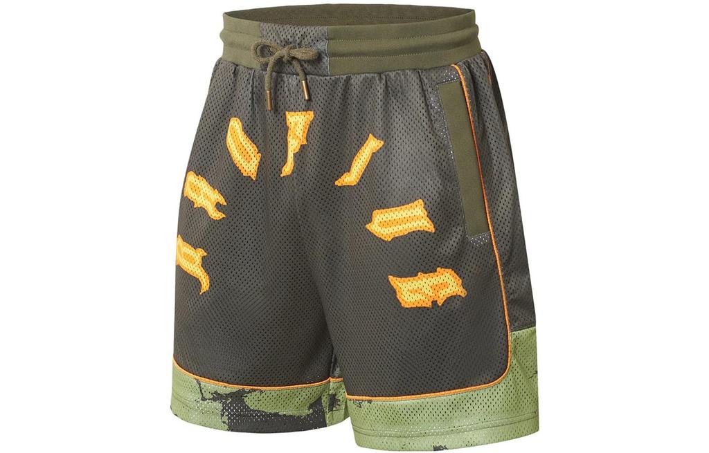 Li Ning Badfive Casual Shorts Unisex Green AAPS469-1
