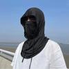 Thin Sunscreen Mask Sunscreen Ice Silk Hat Fishing Cap UV Protection Neck Gaiter Summer