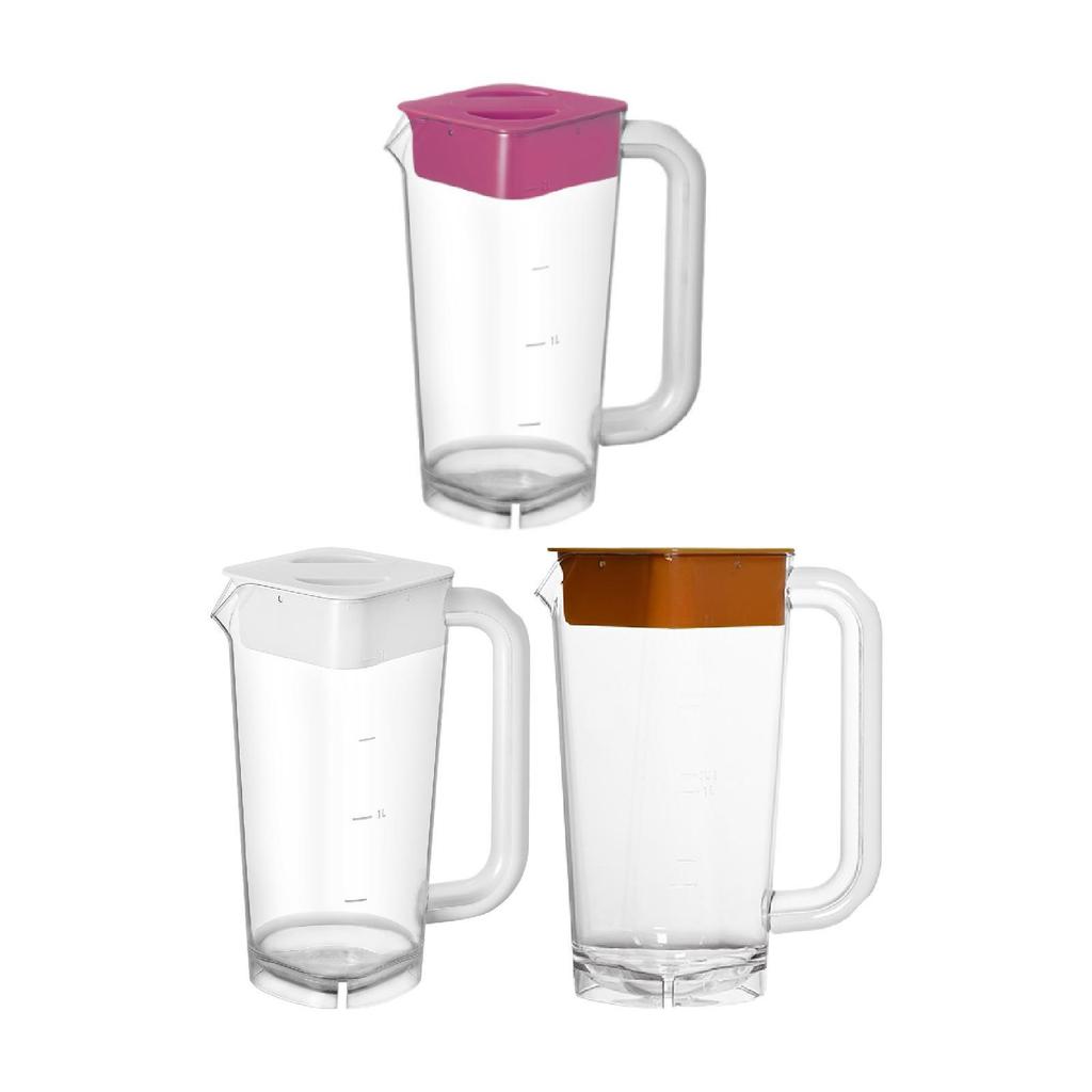 2L Water Pitcher Gift Cold Kettle Easy to Clean Water Container with Handle Water Jug with Lid for Beverage Ice Tea Lemonade