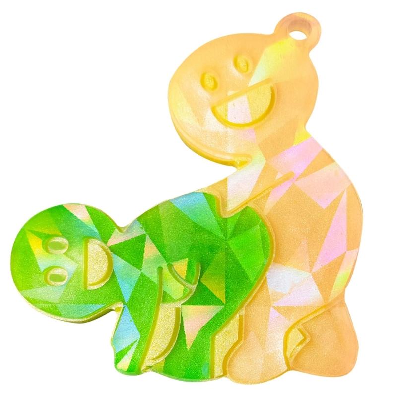 Funny Shaped Silicone Mold Holographic Resin Mold DIY Keychain Jewelry Earring Pendant Tool Crafts Making Supplies