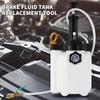 With Adaptors 3L Manual Transmission Fluid Pump Save Time Pressure Pumping Car Manual Brake Fluid Bleeder Kit Professional