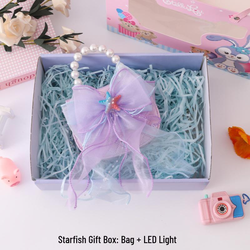 

Princess Bow-Decorated Crossbody Handbag for Girls - Perfect Birthday Gift