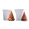 Heart Carved Christmas Tree Silicones Mould Christmas Candle Silicone Molds For Handmade Candle Soap Holiday Decoration