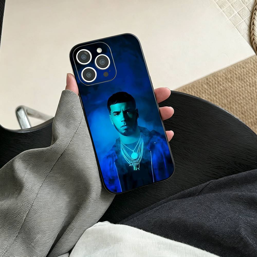 Anuel AA-Real Hasta La Muerte Phone Case For iPhone 17, 16,15,14,13,12,11 Plus,Pro Max, Others Soft Black Cover