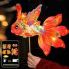 with LED Light Mid-Autumn Festival Lanterns Handheld DIY Festival Lanterns Kits  Blessing Ceremony