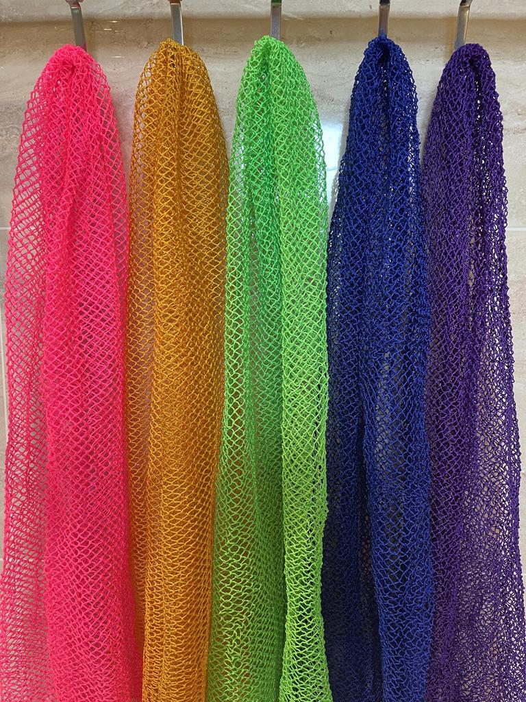 2 African Net Long African Exfoliating Net Bath Sponge Shower Body Scrubber Back Scrubber Skin Stretch To Approximately 63 Inches Sponges, Net,