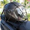 1pc Durable Motorcycle Cargo Net with Elastic Rubber Straps Transparent Plastic Helmet Protector Ideal for Storing Bags and Gear on Bicycles