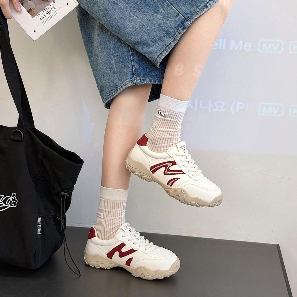 Spring new thick-soled German training shoes women's versatile casual shoes soft-soled long-standing sports running shoes
