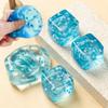 ##Soft Squishy Snowflake Ice Cubes Slow Rising Sensory Fidget Toy Ice Cubes Stress Relief Squeeze Toy Hand Exercise Calming Tool