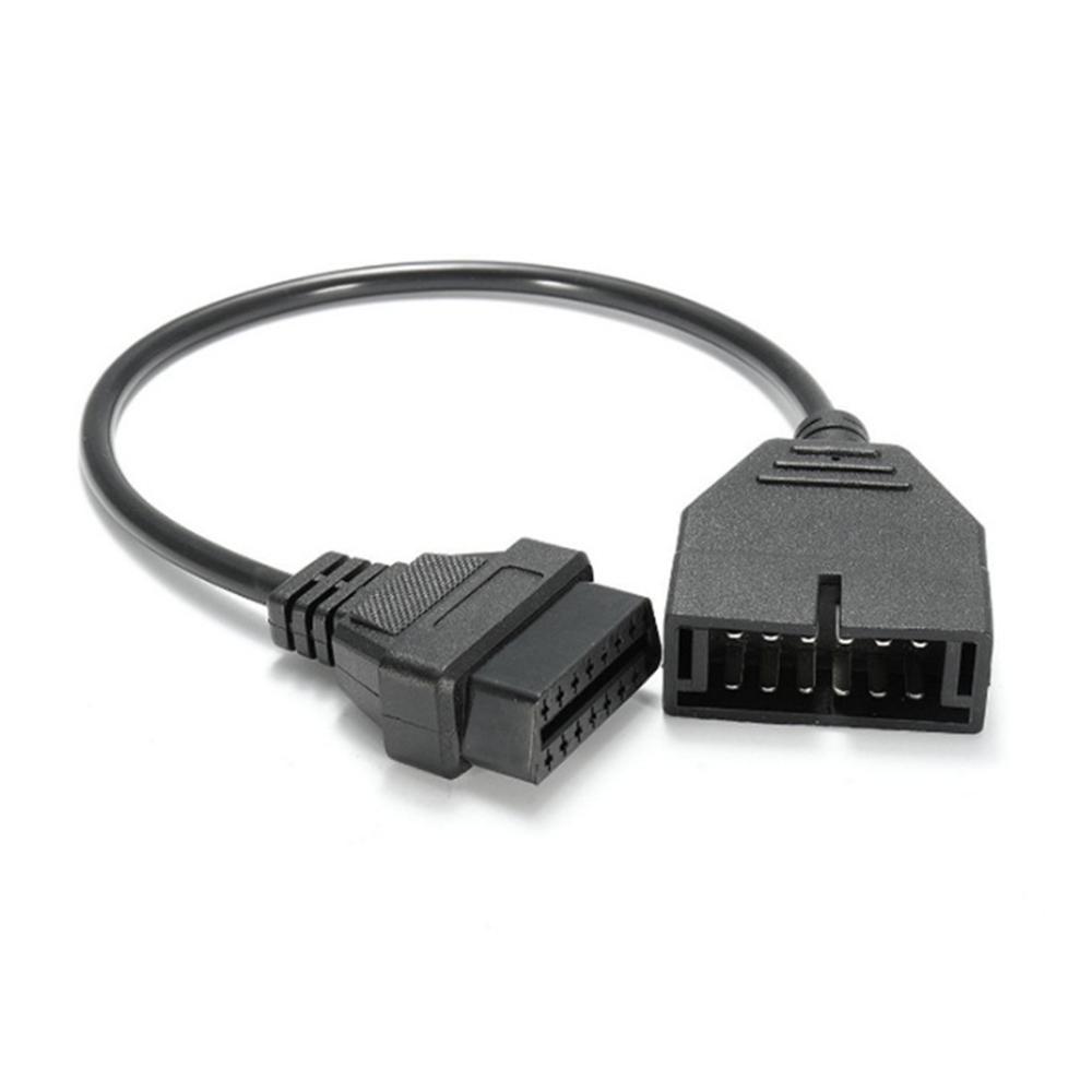 Для GM 12-контактный OBDII OBD2 Адаптер-кабель диагностического разъема автомобиля GM12 на 16-контактный кабель для автомобилей GM Адаптер для автосканера